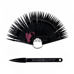 Tipsuri STILETTO paletar pentru prezentare 2M Beauty NEGRE  50 buc, art TPS 2M 6